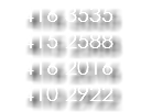 416 3535
415 2588
416 2016
410 2922